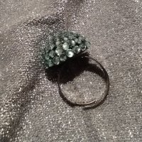 Искрящ син пръстен 💥, снимка 2 - Пръстени - 32713256