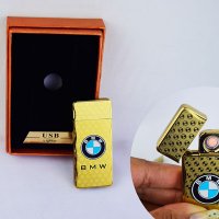 Луксозна USB запалка за цигари с лого на BMW, снимка 1 - Запалки - 39306099