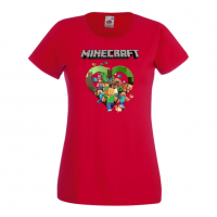 Дамска тениска Minecraft 5 Minecraft,Игра,Забавление,подарък,Изненада,Рожден Ден., снимка 5 - Тениски - 36520829