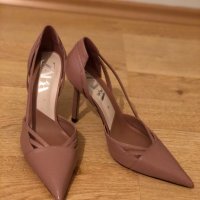 Zara Tokчета, снимка 2 - Дамски обувки на ток - 33228208