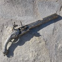 Декоративен пистолет, снимка 2 - Антикварни и старинни предмети - 43194061