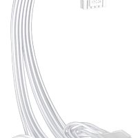 1stPlayer удължителен кабел Custom Sleeved Modding Cable White - 4 x PCIe 8-pin to 12VHPWR - FM4-B-W, снимка 4 - Кабели и адаптери - 43435710
