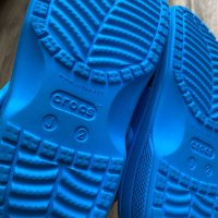 Оригинални светло сини чехли Crocs ! 33-34 н, снимка 8 - Детски сандали и чехли - 40613137