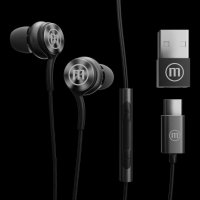 MAXELL XC1 USB-C Слушалки с микрофон черни , снимка 4 - Слушалки, hands-free - 43355684