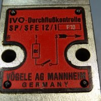 Хидравличен клапан Vogele SP/SFE 12/1, снимка 3 - Резервни части за машини - 32821680