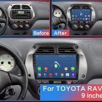 Мултимедия, 9", Двоен дин, за Toyota RAV4, Андроид, за РАВ 4, Дин екран, навигация, Android, RAV 4, снимка 11 - Аксесоари и консумативи - 43414288