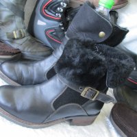 топли кафяви дамски боти, кубинки, ботуши,N- 38, Weather Rated Winter Snow Boots, естествена кожа +, снимка 4 - Дамски боти - 33415755