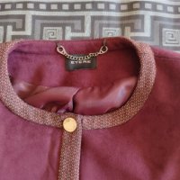 Красиво дамско сако Victoria 1 в цвят бордо Etere , снимка 11 - Сака - 35493807