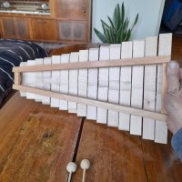 Стар детски музикален инструмент Xylophon, снимка 6 - Антикварни и старинни предмети - 43255502