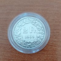 Сребърни монети Швейцария, снимка 2 - Нумизматика и бонистика - 44083534