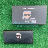 Черен портфейл Karl Lagerfeld кодSG50D, снимка 1 - Портфейли, портмонета - 44890408