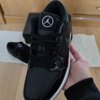 Nike Air Jordan 1 Low Carbon Black All Star размер 42 номер обувки маратонки черни кецове мъжки , снимка 6 - Маратонки - 39197684
