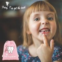 Нов комплект от 4 броя Подаръчни торбички за Феята на зъбките Калъф момчета и момичета , снимка 3 - Други стоки за дома - 42945968