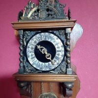 Антикварен  стенен  часовник  "Атлас", снимка 5 - Стенни часовници - 43785421
