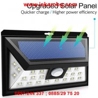 Соларна лампа за стена led диоди и сензор за движение - 1828, снимка 9 - Други стоки за дома - 26835694