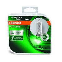 Комплект 2 бр. крушки H11 OSRAM ULTRA LIFE, снимка 1 - Части - 39095903