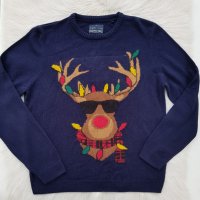 Мъжки Коледен пуловер размер XXL , снимка 5 - Пуловери - 43292787