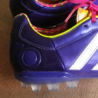 Adidas Adipure 11Pro AG Purple/White Размер EUR 42 / UK 8 бутонки естествена кожа 32-14-S, снимка 3 - Спортни обувки - 43537484