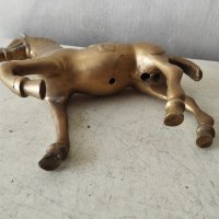 месингова статуетка-кон, снимка 2 - Други ценни предмети - 42969120