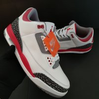 Nike Air Jordan Retro 3 Fire Red Размер 47 Номер Нови Обувки , снимка 3 - Кецове - 39001392