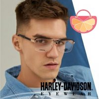 HARLEY DAVIDSON 🍊 Мъжки рамки за очила BLACK "N" GOLD METAL нови с кутия, снимка 1 - Слънчеви и диоптрични очила - 39060606