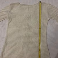 Бял пуловер, М размер, снимка 7 - Блузи с дълъг ръкав и пуловери - 30383069
