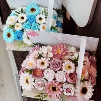 Кутия книга със сапунени цветя страхотен подарък за всеки специален павод, снимка 1 - Подаръци за жени - 40950715