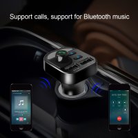 Kebidu Bluetooth FM трансмитер и ВОЛТМЕТЪР, 2 USB зарядни за GSM Bluetooth Car Kit K-07, снимка 3 - Аксесоари и консумативи - 28544464