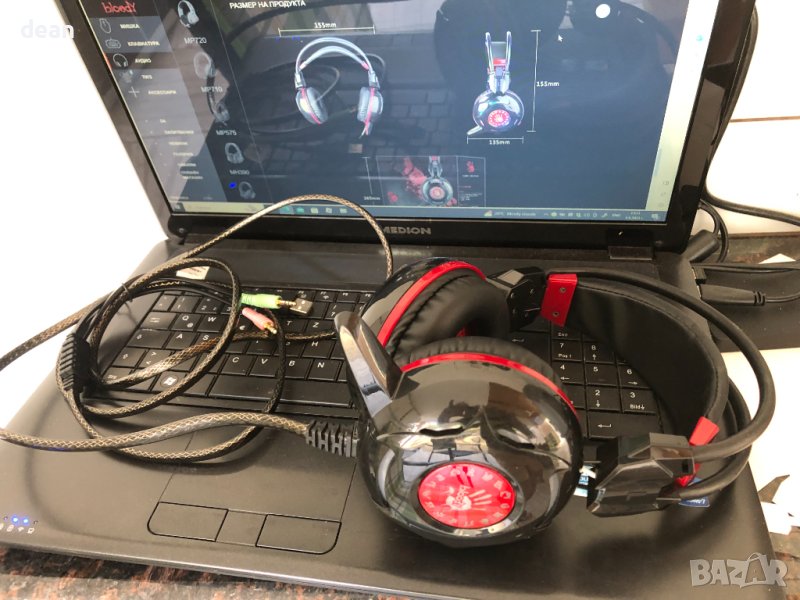 Геймърски слушалки Bloody G300, снимка 1