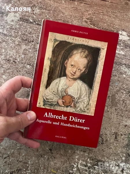Книга за Албрехт Дюрер - акварели и рисунки на немски , снимка 1