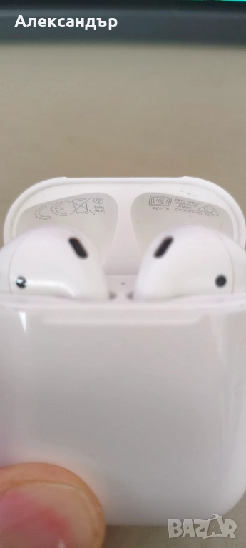 Оригинални AirPods 2 в перфектно запазено състояние, пълен комплект!, снимка 1