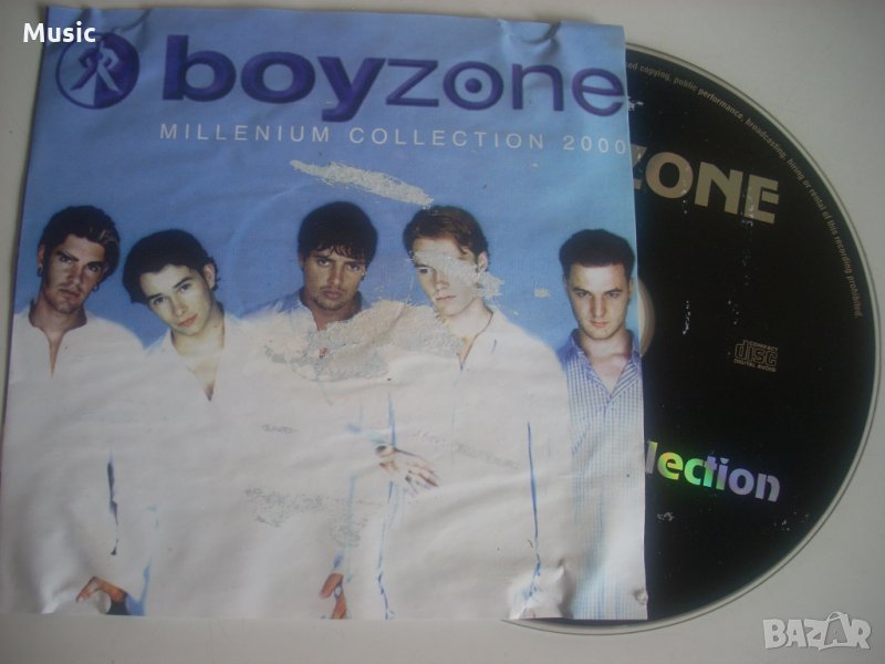 Boyzone -  Millenium collection матричен диск със забележки по обложката, снимка 1