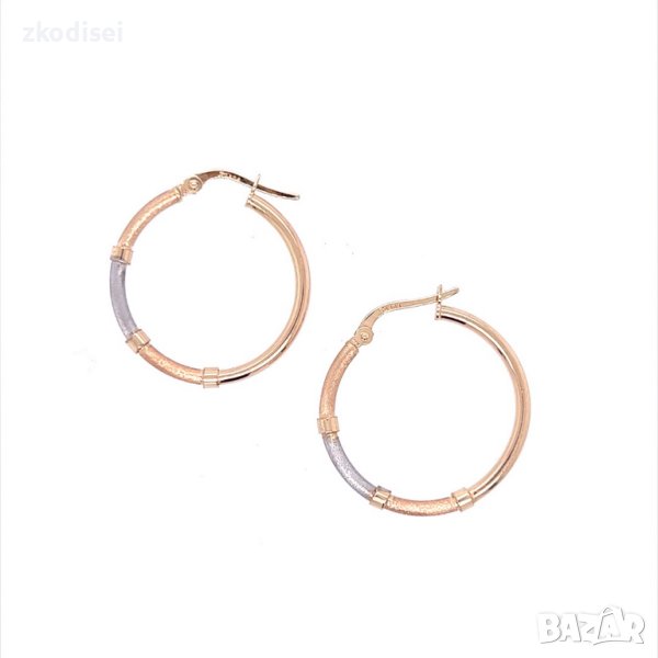 Златни обеци 1,48гр. 14кр. проба:585 модел:20506-2, снимка 1