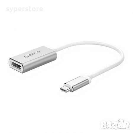 Преходник Адаптер от USB Type C Мъжко към DP Женско Orico XC-103 Adapter USB Type C - Display port M, снимка 1