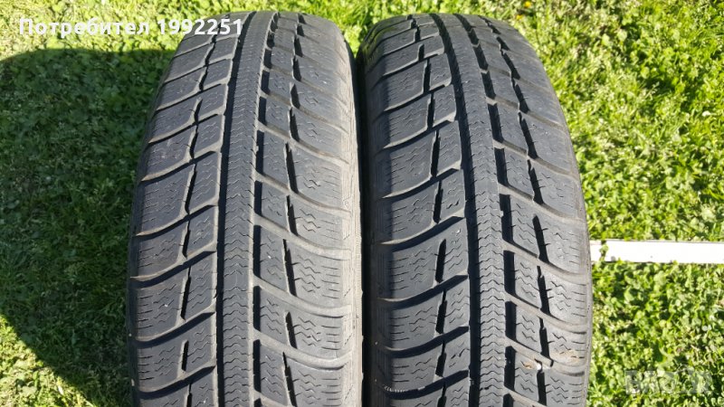2бр. зимни гуми Michelin Alpin 155/65R14. 7мм дълбочина на шарката. DOT 4313. Цената е за 2бр, снимка 1