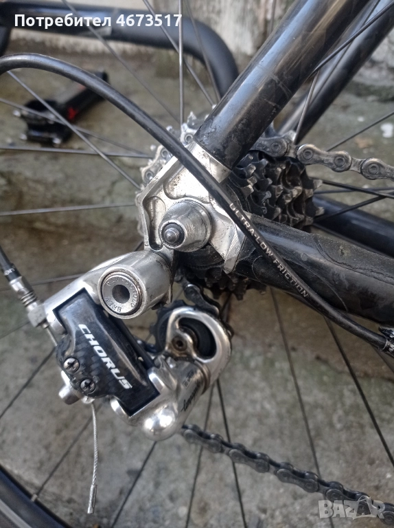 Шосеен карбонов велосипед Scott cr1 team carbon campagnollo record 10s , снимка 1