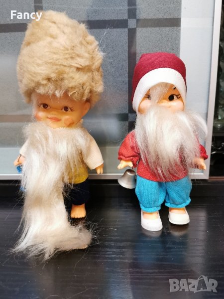 Стари кукли Педя човек лакет брада и Джудже , снимка 1