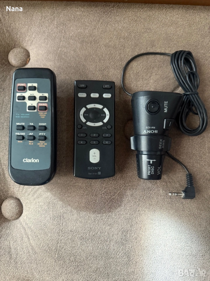 Дистанционни Кар аудио SONY, JVC, PIONEER 10€, снимка 1