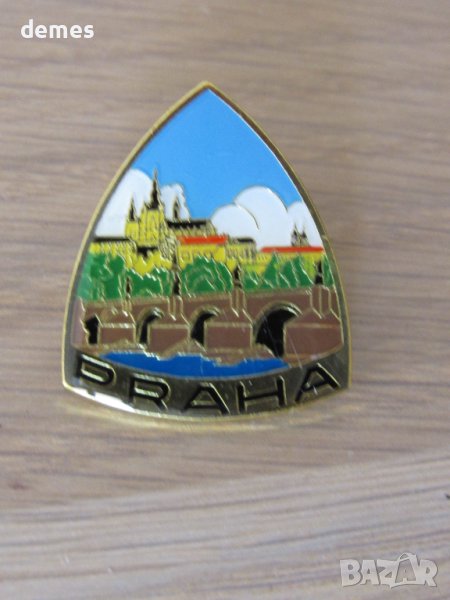 Метална значка от Прага, Чехия, снимка 1