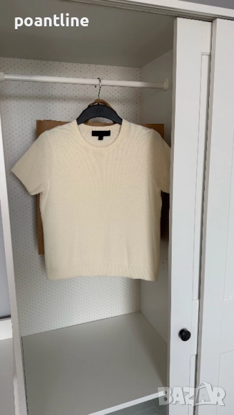 НОВ МОДЕЛ плетен пуловер 100% памук къс ръкав ZARA , снимка 1