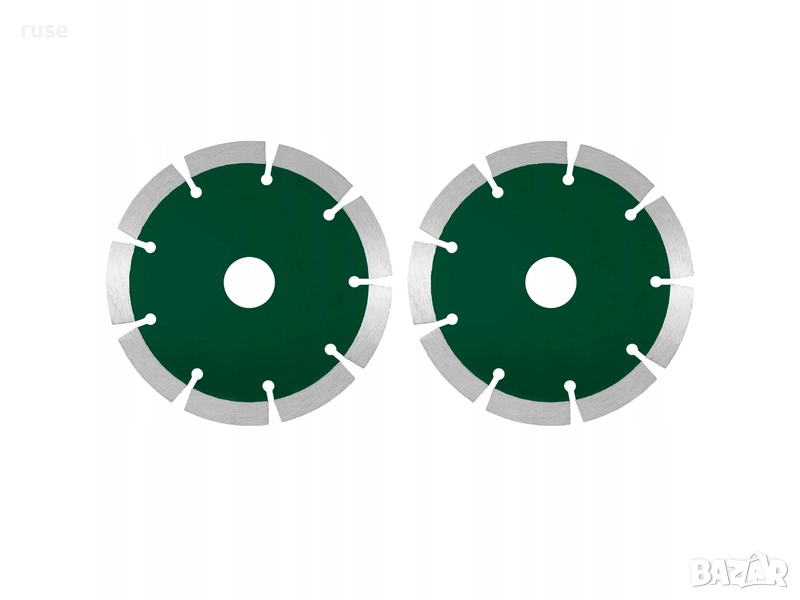 НОВИ! Диамантени дискове 2 броя 125мм Parkside PMNF 1500 за бетон, снимка 1