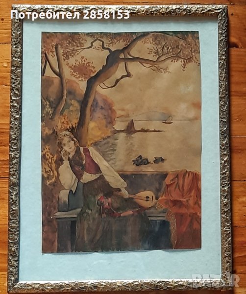 Картина акварел на художника Борис Георгиев, снимка 1