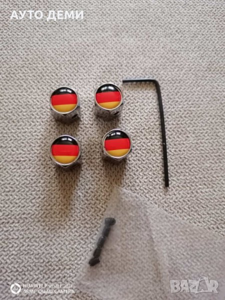 Качественни хром капачки за вентили винтили на гуми на кола автомобил джип ван бус велосипед, снимка 1