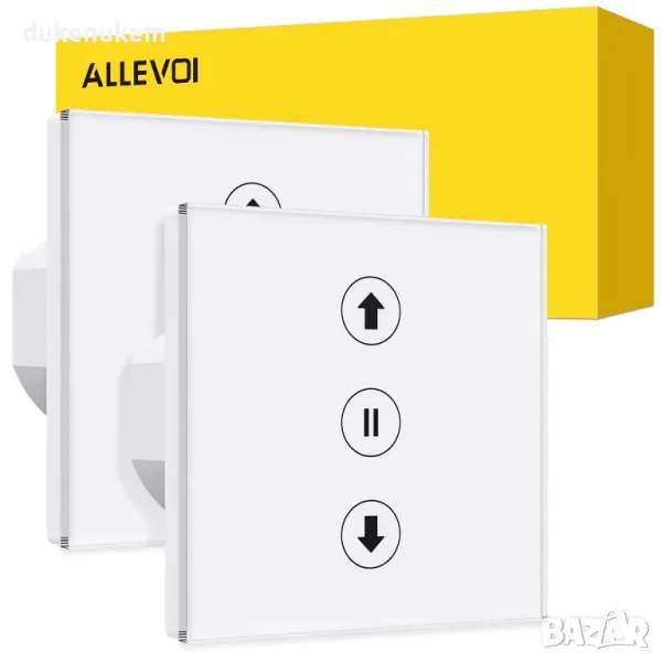 НОВ! WiFi превключвател за ролетни щори, с таймер, 2 бр/к-кт, снимка 1