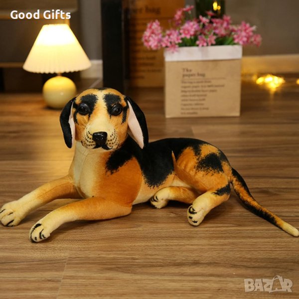 Реалистично Плюшено куче, 35см, снимка 1