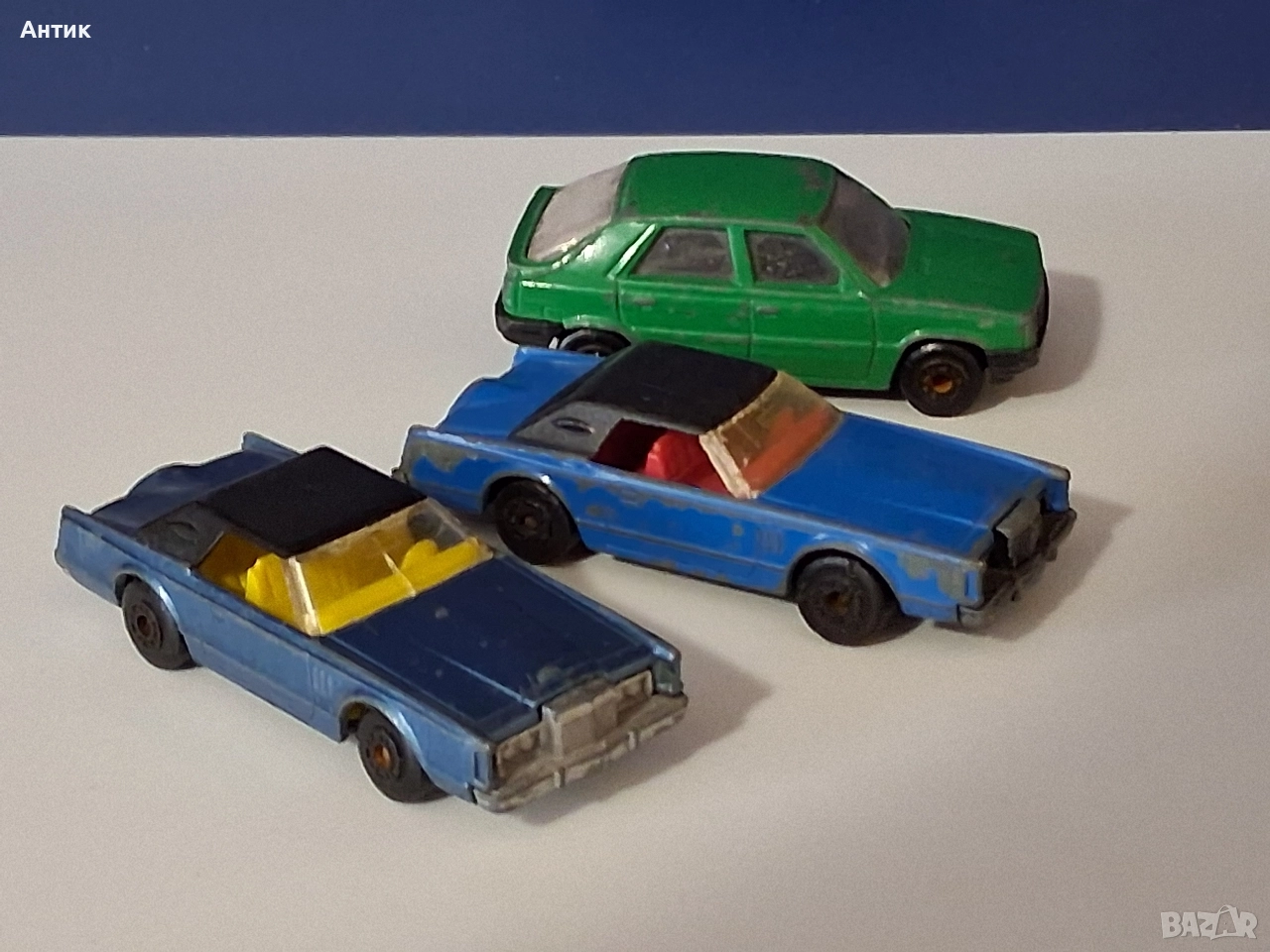 ЛОТ Стари Метални Колички MatchBox Bulgaria, снимка 1