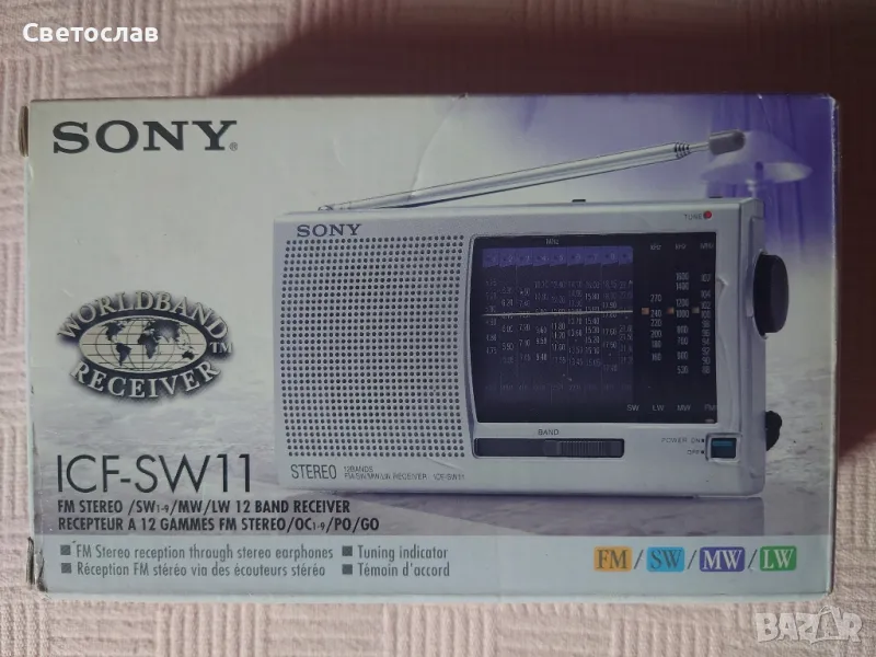 Нов радиоприемник SONY ICF-SW11, снимка 1