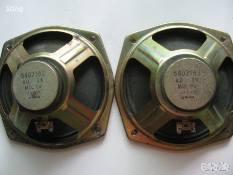 Hitachi trk , JVC , Sharp , Sony - Говорители  4 Ома , 16 см. ОригиналнитеДиаметър, снимка 1