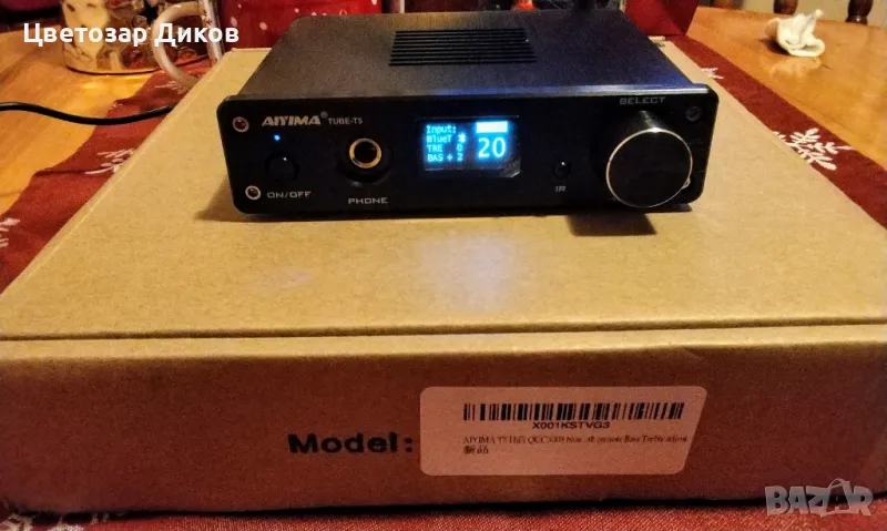 AIYIMA T5 HiFi QCC3003 bluetooth 5.0 Tube Preamplifier , снимка 1