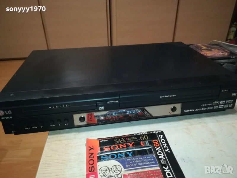 LG V8705DB DVD & VIDEO-ВНОС GERMANY 0411252137, снимка 1